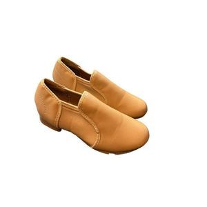 Weissman Tan Tap Shoes With Rubber Sole & PU Upper Size 13CM